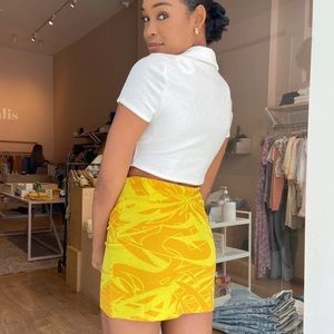 Paloma Wool Aeri Skirt, Yellow